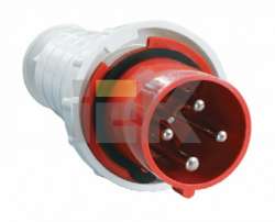 IEK Вилка 034 3Р+РЕ 63А 380В IP54 арт. PSR02-063-4