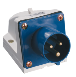 IEK Вилка 513 стац.2Р+РЕ 16А 220В IP44 арт. PSR51-016-3