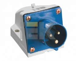 IEK Вилка 523 стац.2Р+РЕ 32А 220В IP44 арт. PSR51-032-3