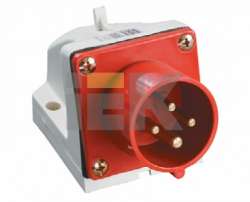 IEK Вилка 524 стац.3Р+РЕ 32А 380В IP44 арт. PSR52-032-4