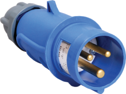 IEK Вилка переносная ССИ-013 16А-6ч/200-250В 2Р+РЕ IP44 MAGNUM арт. PSN01-016-3