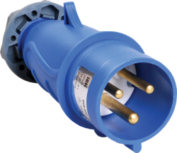 IEK Вилка переносная ССИ-023 32А-6ч/200-250В 2Р+РЕ IP44 MAGNUM арт. PSN01-032-3