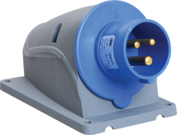 IEK Вилка стационарная ССИ-513 16А-6ч/200-250В 2Р+РЕ IP44 MAGNUM арт. PSN51-016-3