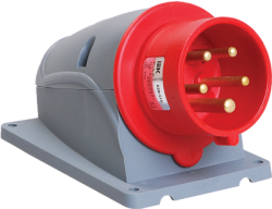IEK Вилка стационарная ССИ-515 16А-6ч/200/346-240/415В 3Р+РЕ+N IP44 MAGNUM арт. PSN52-016-5
