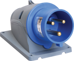 IEK Вилка стационарная ССИ-523 32А-6ч/200-250В 2Р+РЕ IP44 MAGNUM арт. PSN51-032-3