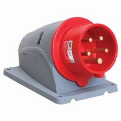 IEK Вилка стационарная ССИ-525 32А-6ч/200/346-240/415В 3Р+РЕ+N IP44 MAGNUM арт. PSN52-032-5