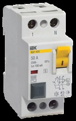 IEK Выключатель дифференциальный ВД1-63S 2Р 40А 300мА арт. MDV12-2-040-300
