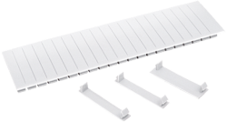 IEK Заглушка 12 модулей белая арт. YZM10-12-K01