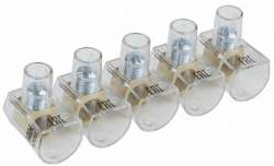 IEK Зажим винтовой  концевой изолированный КЗВИ 16мм2 (5x1) арт. UZVK-16-5