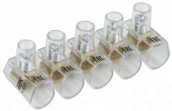 IEK Зажим винтовой  концевой изолированный КЗВИ 6,0мм2 (5x1) арт. UZVK-06-5