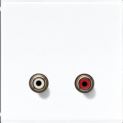 JUNG 2x Cinch Audio (RCA) арт. MALS1021WW