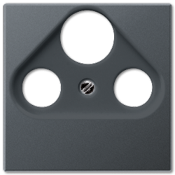 JUNG A 500 Антрацит Накладка TV-SAT-FM розетки арт. A561BFPLSATANM