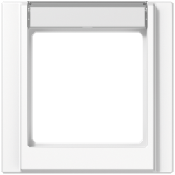 JUNG A 500 Бел Рамка 1-я с шильдиком арт. A581NAWW