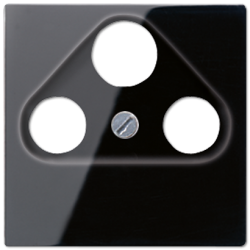 JUNG A 500 Черный Накладка TV-SAT-FM розетки арт. A561PLSATSW