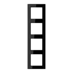 JUNG A 500 Черный Рамка 4-я арт. A584SW