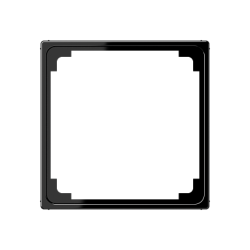JUNG A 500 Черный Рамка промежуточная для монтажа изделий с крышкой 50х50 арт. A590ZSW