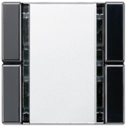 JUNG A 500/ A creation/ A plus Черный Пульт управления настенный плоский, 2 канал арт. A42FSW