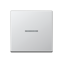 JUNG A 500 Алюминий Накладка светорегулятора/выключателя нажимного с ДУ(радио) с индикацией арт. A1561.07FKOAL