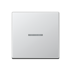 JUNG A 500 Алюминий Накладка светорегулятора/выключателя нажимного с индикацией арт. A1561.07UAL