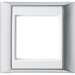 JUNG A 500 Алюминий/Белый Рамка 1-я арт. AP581ALWW