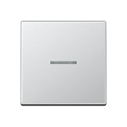 JUNG A 500 Алюминий Клавиша 1-я с подсветкой арт. A590KO5AL