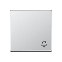 JUNG A 500 Алюминий Клавиша 1-я с символом ЗВОНОК арт. A590KAL