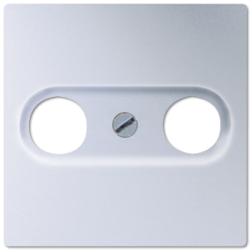 JUNG A 500 Алюминий Накладка TV-FM розетки арт. A561PLTVAL