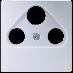 JUNG A 500 Алюминий Накладка TV-SAT-FM розетки арт. A561PLSATAL