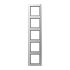 JUNG A 500 Алюминий Рамка 5-ая арт. A585AL