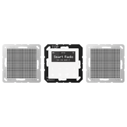 JUNG A 500 Бел Стерео-радиоприемник скрытой установки с RDS арт. RADA528WW