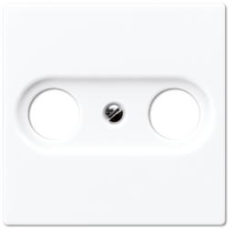 JUNG A 500 Белая Накладка TV-FM розетки арт. A561PLTVWW