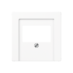 JUNG A 500 Белая Накладка розетки TAE, моно-/стерео аудио розетки арт. A569PLTWW