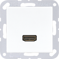 JUNG A 500 Белая Розетка HDMI 1-ая арт. MAA1112WW