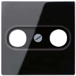 JUNG A 500 Черная Накладка TV-FM розетки арт. A561PLTVSW