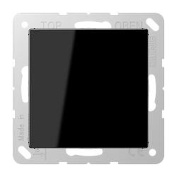 JUNG A 500 Черный Заглушка с суппортом арт. A594-0SW