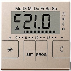 JUNG A 500 Шампань Дисплей термостата с таймером(мех. UT238E) арт. AUT238DCH