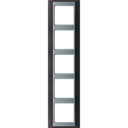 JUNG А Plus Антрацит/Алюминий Рамка 5-я арт. AP585ANTAL