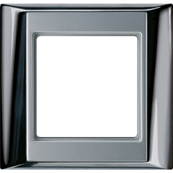 JUNG А Plus Хром/Алюминий Рамка 1-я арт. AP581GCRAL