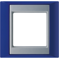 JUNG А Plus Синий/Алюминий Рамка 1-я арт. AP581BLAL