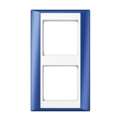 JUNG А Plus Синий/Белый Рамка 2-я арт. AP582BLWW