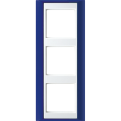 JUNG А Plus Синий/Белый Рамка 3-я арт. AP583BLWW