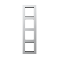 JUNG A creation Алюминий Рамка 4-ая арт. AC584AL