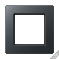 JUNG A creation Антрацит матовый Рамка 4-я арт. AC584BFANM