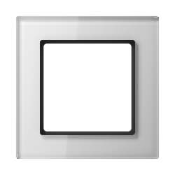 JUNG A creation Стекло Белое Рамка 1-ая арт. AC581GLWW