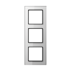 JUNG A creation Стекло Белое Рамка 3-я арт. AC583GLWW