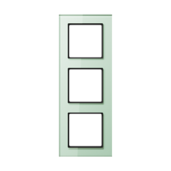 JUNG A creation Стекло Матовое Рамка 3-ая арт. AC583GLWMT