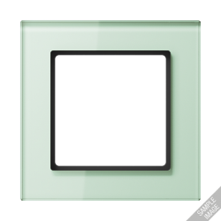 JUNG A creation Стекло Матовое Рамка 5-ая арт. AC585GLWMT