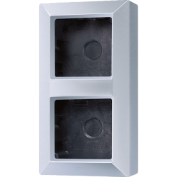 JUNG AS 500 Алюминий Коробка для накладного монтажа 2-кратная арт. AS582AAL