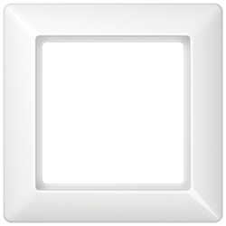 JUNG AS 500 Бел ударопрочный Рамка 1-я арт. AS581BFWW