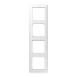 JUNG AS 500 Бел ударопрочный Рамка 4-я арт. AS584BFWW